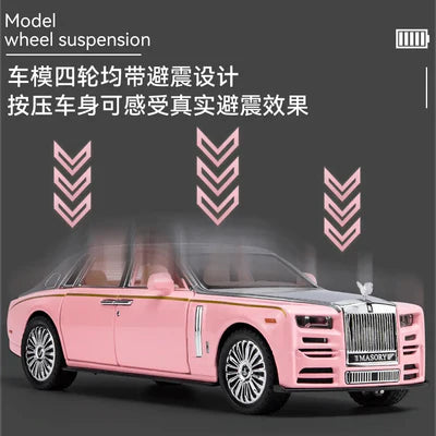 ROLLS ROYCE PHANTOM 1:24 Die-Cast Metal Collectible Car with Opening Doors and Bonnet