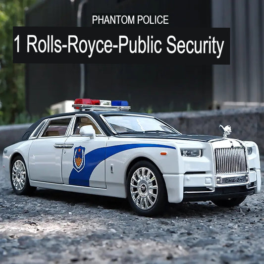 Rolls Royce  Die-Cast Metal Collectible Car with Opening Doors and Bonnet