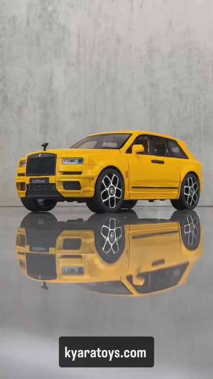 ROLLS ROYCE CULLINAN 1:24 Die-Cast Metal Collectible Car with Opening Doors and Bonnet