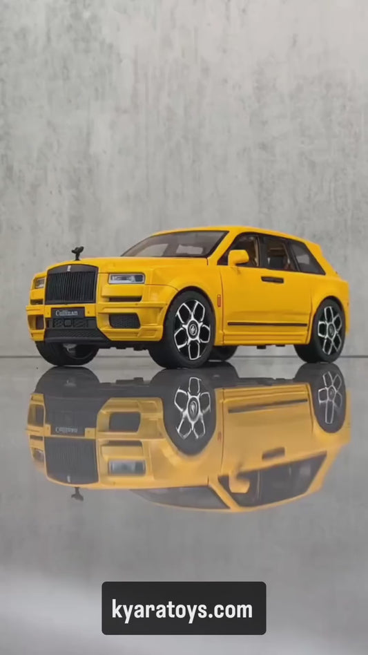 ROLLS ROYCE CULLINAN 1:24 Die-Cast Metal Collectible Car with Opening Doors and Bonnet