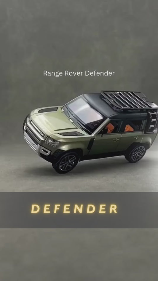 Land Rover Defender diecast model car 1:32 scel