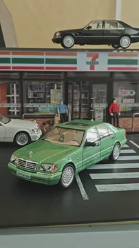 Mercedes Benz W140 Size 1:24 Die-Cast Metal Collectible Car with Opening Doors and Bonnet