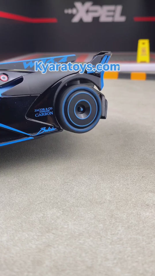 BUGATTI BOLIDE 1:24 Die-Cast Metal Collectible Car with Opening Doors and Bonnet