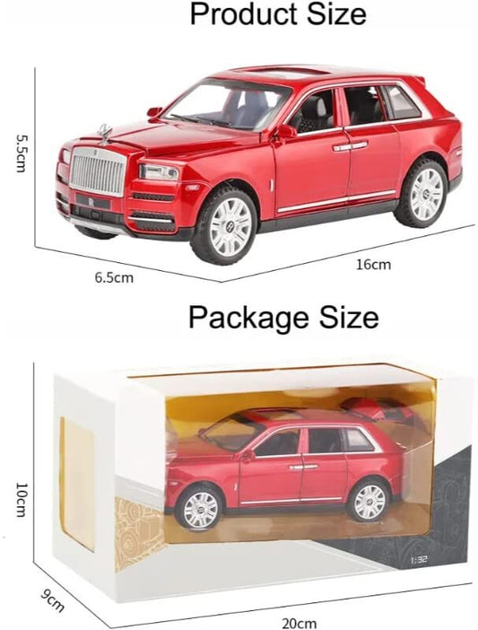 Rolls Royce 1:32 Die-Cast Metal Collectible Car with Opening Doors and Bonnet