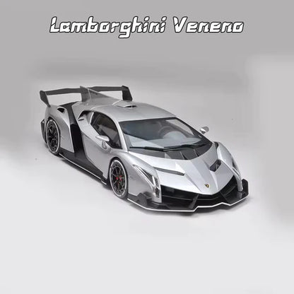 LAMBORGHINI VENENO 1:24 Die-Cast Metal Collectible Car with Opening Doors and Bonnet