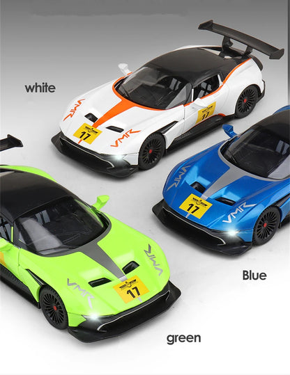 Aston Martin  1:22 Die-Cast Metal Collectible Car with Opening Doors and Bonnet