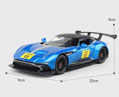 Aston Martin  1:22 Die-Cast Metal Collectible Car with Opening Doors and Bonnet