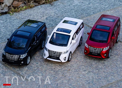 Toyata Alphard  1:32 Die-Cast Metal Collectible Car with Opening Doors and Bonnet