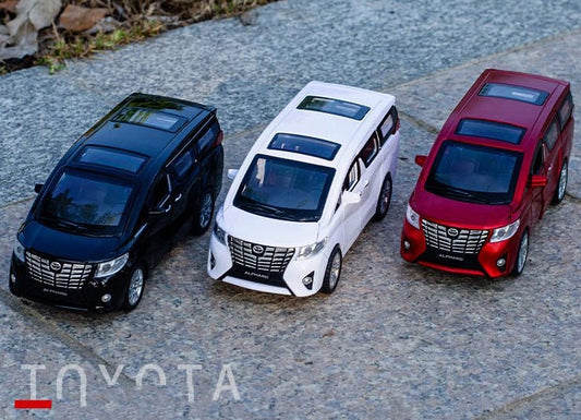 Toyata Alphard  1:32 Die-Cast Metal Collectible Car with Opening Doors and Bonnet