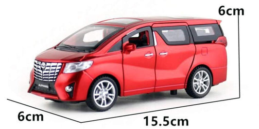 Toyata Alphard  1:32 Die-Cast Metal Collectible Car with Opening Doors and Bonnet
