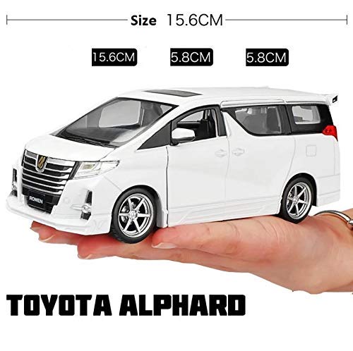 Toyata Alphard  1:32 Die-Cast Metal Collectible Car with Opening Doors and Bonnet