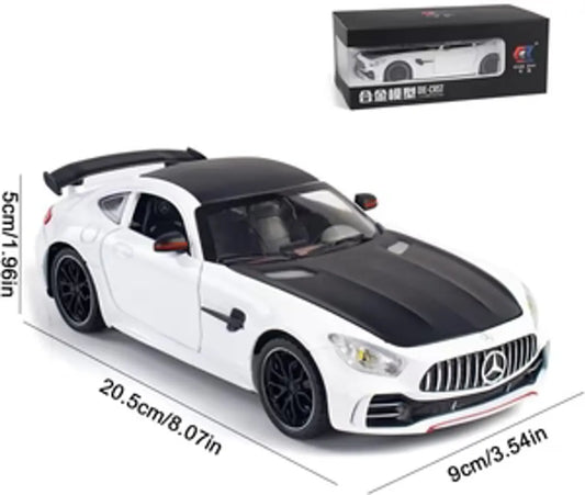 Mercedes Benz MAG GTR Size 1:24 Die-Cast Metal Collectible Car with Opening Doors and Bonet