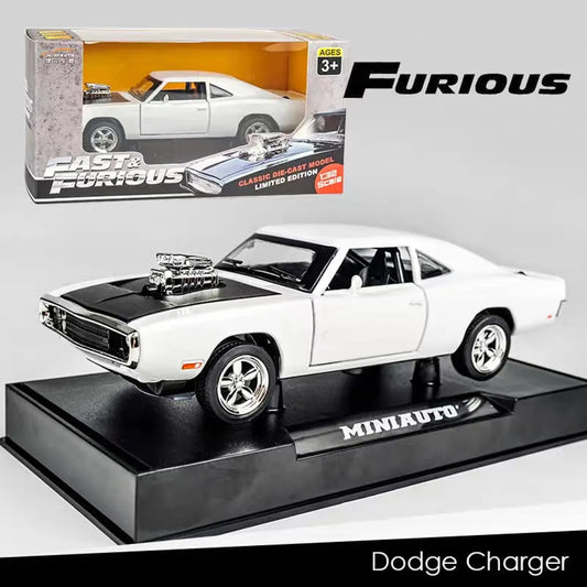 Fast and Furious Dodge charger 1:32 Die-Cast Metal Collectible Car with Opening Doors and Bonnet