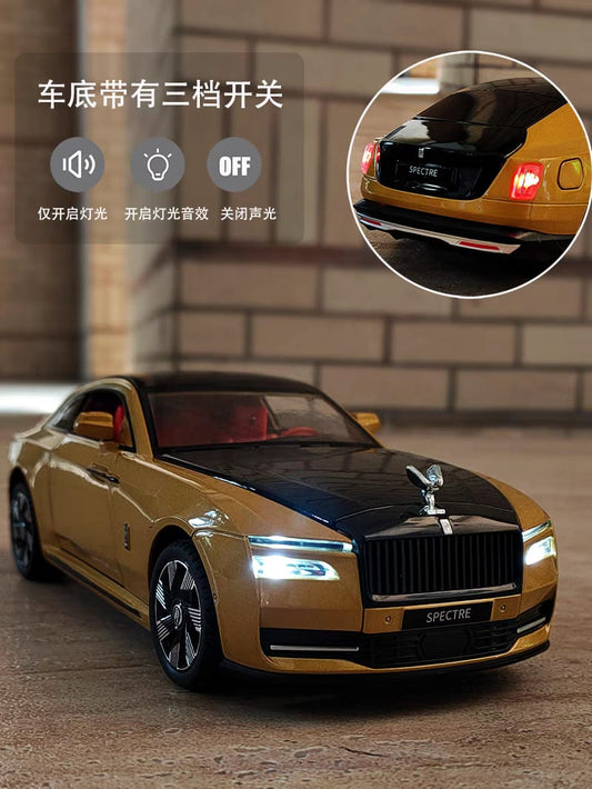 Rolls Royce Spectre 1:24 Die-Cast Metal Collectible Car with Opening Doors and Bonnet