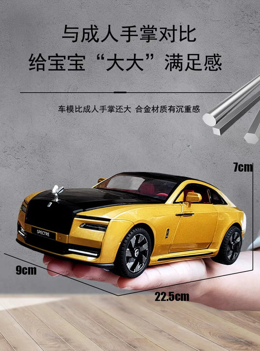 Rolls Royce Spectre 1:24 Die-Cast Metal Collectible Car with Opening Doors and Bonnet
