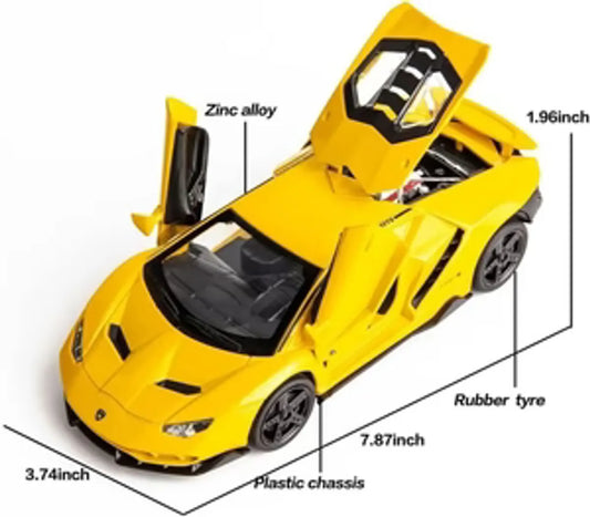 LAMBORGHINI CENTENARIO 1:24 Die-Cast Metal Collectible Car with Opening Doors and Bonnet