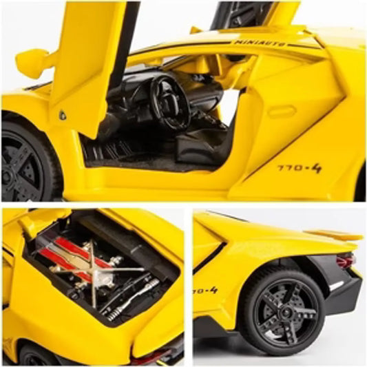 LAMBORGHINI CENTENARIO 1:24 Die-Cast Metal Collectible Car with Opening Doors and Bonnet