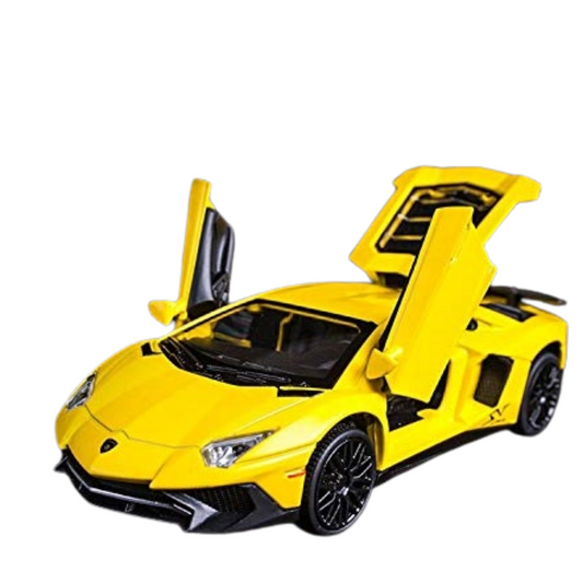 Lamborgini Aventador Sv  1:32 Die-Cast Metal Collectible Car with Opening Doors and Bonnet