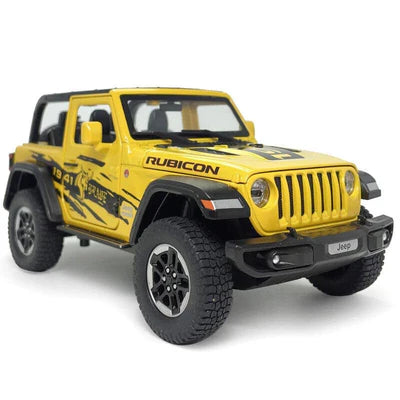 JEEP WRANGLER RUBICON 1941 1:24 Die-Cast Metal Collectible Car with Opening Doors and Bonnet